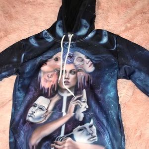 Littywonka alter ego galaxy hoodie